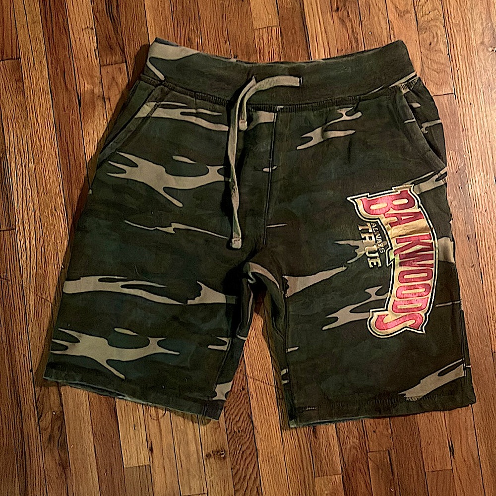 Camo backwoods sweatshorts